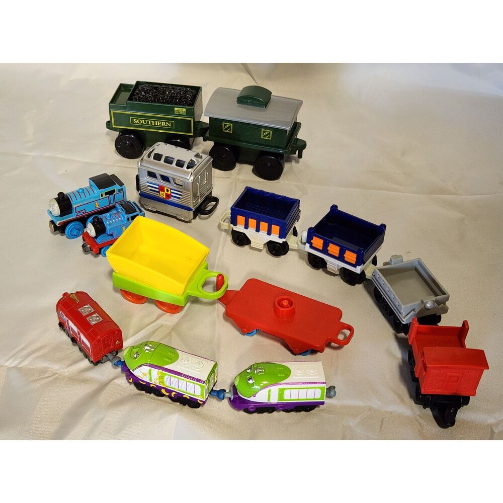 Mixed Assortment of Train Cars – Toy Vehicle Lot